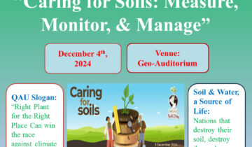 Celebration of World Soil Day, December 4th, 2024