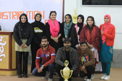 Prize Distribution Ceremony for the recent Sports Gala