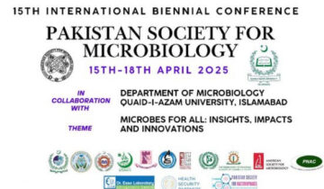 15th Biennial Conference organized by the Pakistan Society for Microbiology