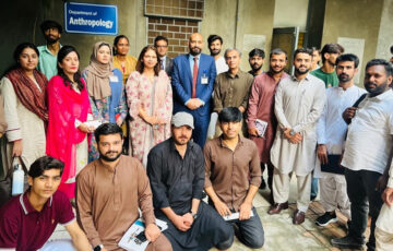 The Department of Anthropology, Quaid-i-Azam University, Islamabad hosted an awareness session conducted by the National Database and Registration Authority (NADRA)