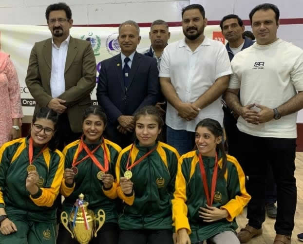 QAU Wins First-Ever Gold in All Pakistan Inter-Varsity Women’s Squash Championship