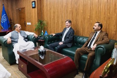 European Parliament Member Visits Quaid-i-Azam University